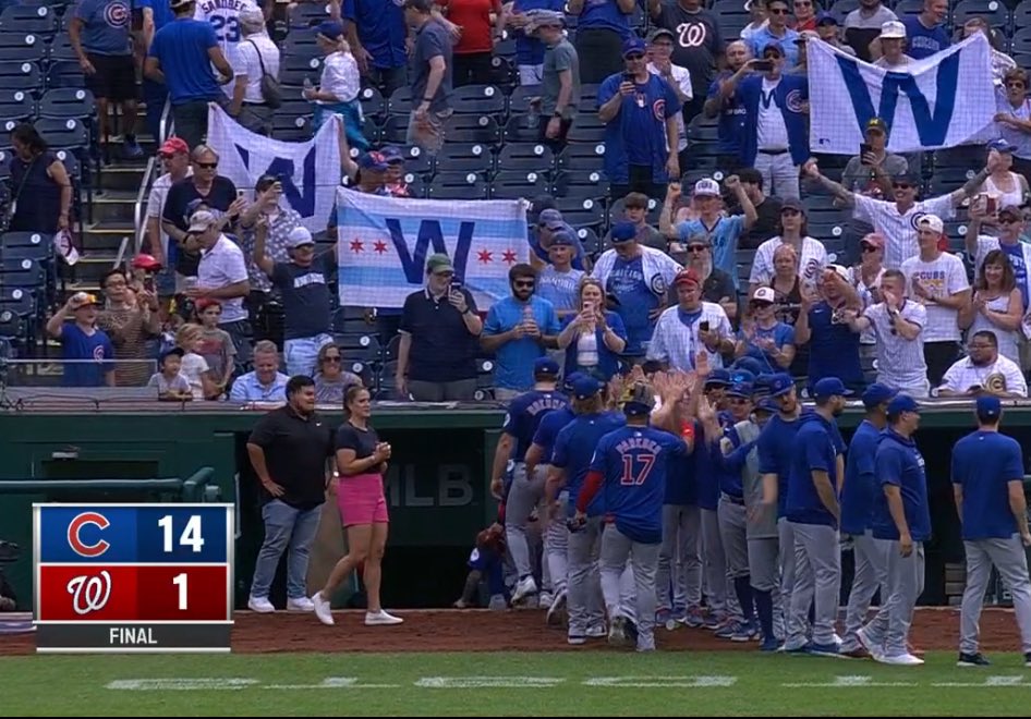 SixPointSports's tweet image. THE CUBS ARE ON FIRE 🔥

They’ve won 6 in a row and 9 out of their last 10