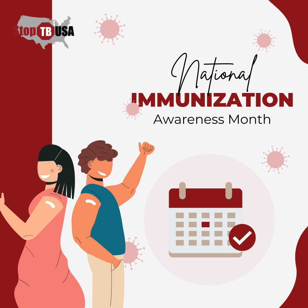StopTBUSA's tweet photo. As we transition into September, let's take a moment to reflect on the importance of August's National Immunization Awareness Month. ๐โจ
This past month, we spotlighted one of the most powerful tools in the fight against tuberculosis (TB) โ the BCG vaccine.
#stoptbnow #endtb https://t.co/O2hs1G4bZ7