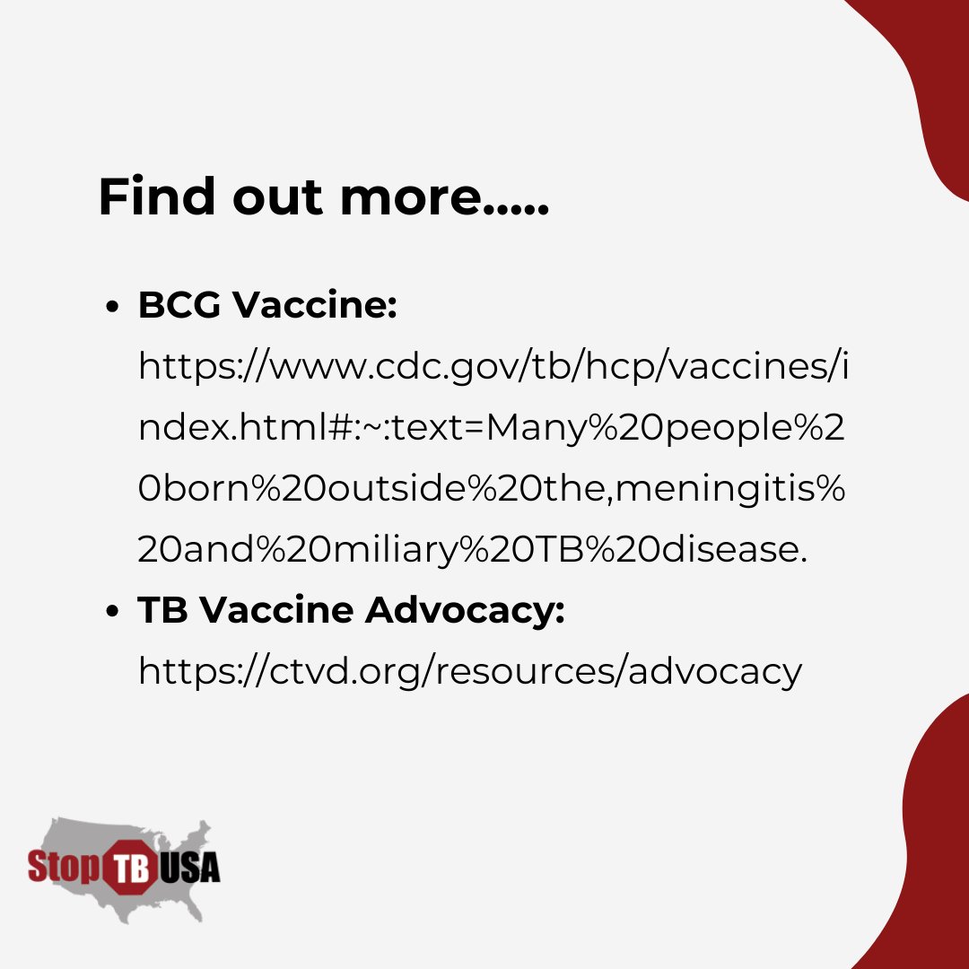 StopTBUSA's tweet photo. As we transition into September, let's take a moment to reflect on the importance of August's National Immunization Awareness Month. ๐โจ
This past month, we spotlighted one of the most powerful tools in the fight against tuberculosis (TB) โ the BCG vaccine.
#stoptbnow #endtb https://t.co/O2hs1G4bZ7