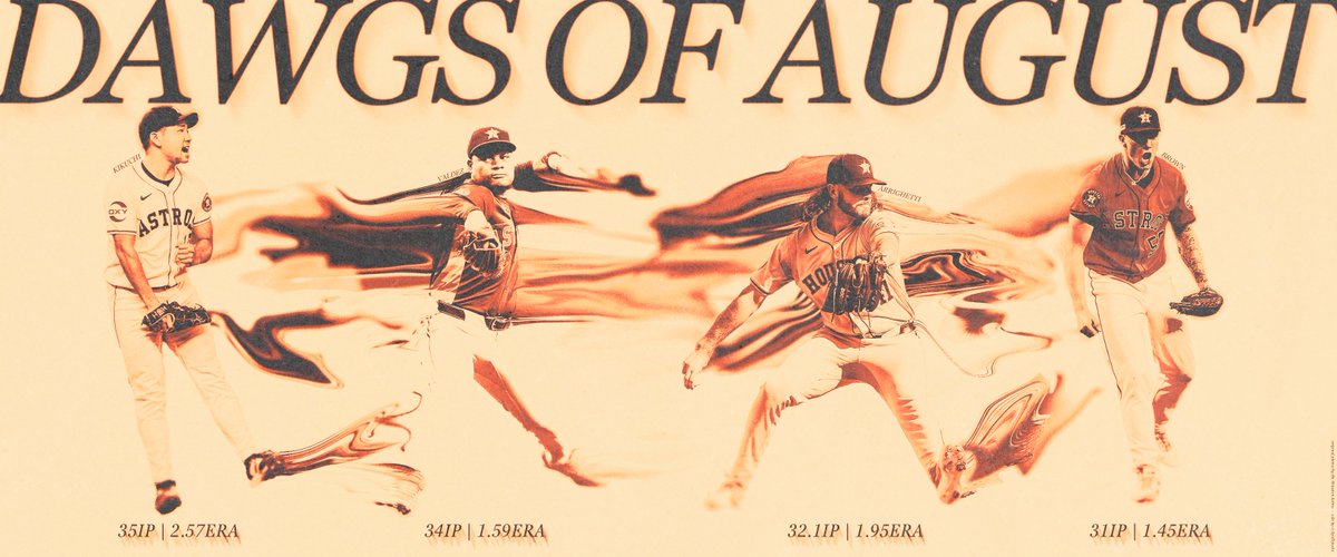 The Astros Rotation led MLB with a 2.43 ERA in August 💪🔥 

Who should win AL Pitcher Of The Month?
