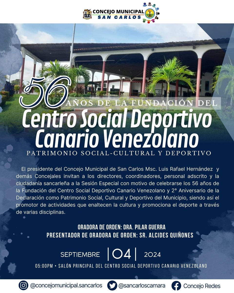 Concejo Municipal San Carlos tweet media