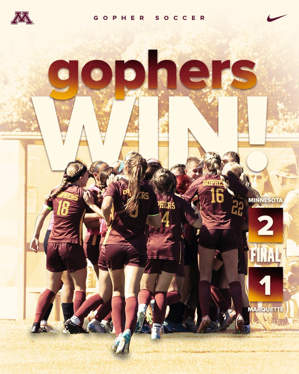 GopherSoccer's tweet photo. Make that a WEEKEND SWEEP 🧹

#ThisIsHome | #Gophers〽️ https://t.co/HeJsQ5jluT