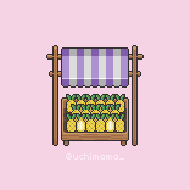 UchiMama_'s tweet photo. 🍍🍍🍍

@Pixel_Dailies #pixel_dailies #pixelart #ドット絵 https://t.co/3tqZqevDAq