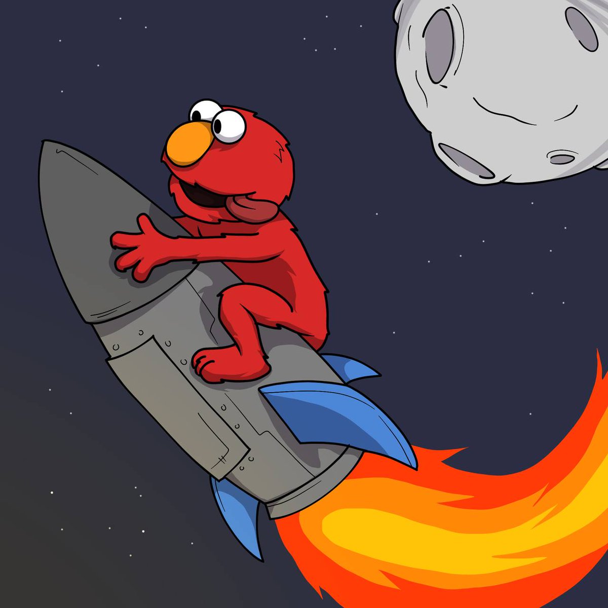 Who is ready for the ride?🚀

$ELMO will leave moon behind on his way to the SUN ☀️