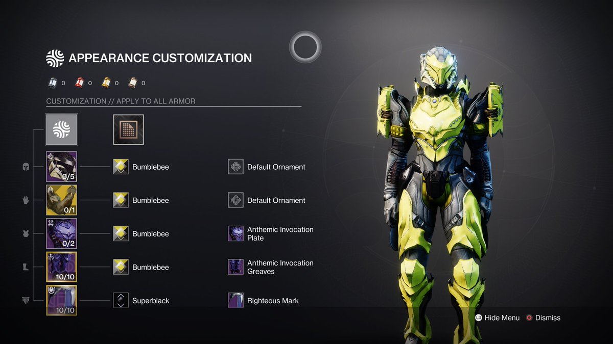 Bumblebee 

Calling all Autobots! 

#SwordLogic #destiny2fashion #bungie
<a href="/MoltenSlowa/">Mitch Alpiner</a> <a href="/A_dmg04/">dmg04</a> <a href="/asalisbury/">𝙰𝚗𝚍𝚢 𝚂𝚊𝚕𝚒𝚜𝚋𝚞𝚛𝚢</a> <a href="/BrunoLouviers/">Br1</a>