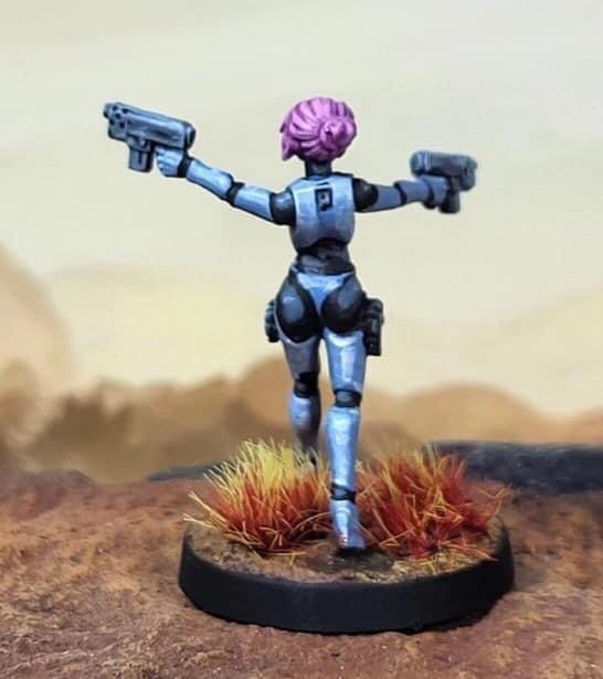 CheckPointMini's tweet image. Mei-Lin Mayfair. Female special operative or assassin usually present as the leader of a fembot unit.

28mm miniature painted by Gene Archibald.

checkpointminiatures.co.uk/shop/sog06-mei…