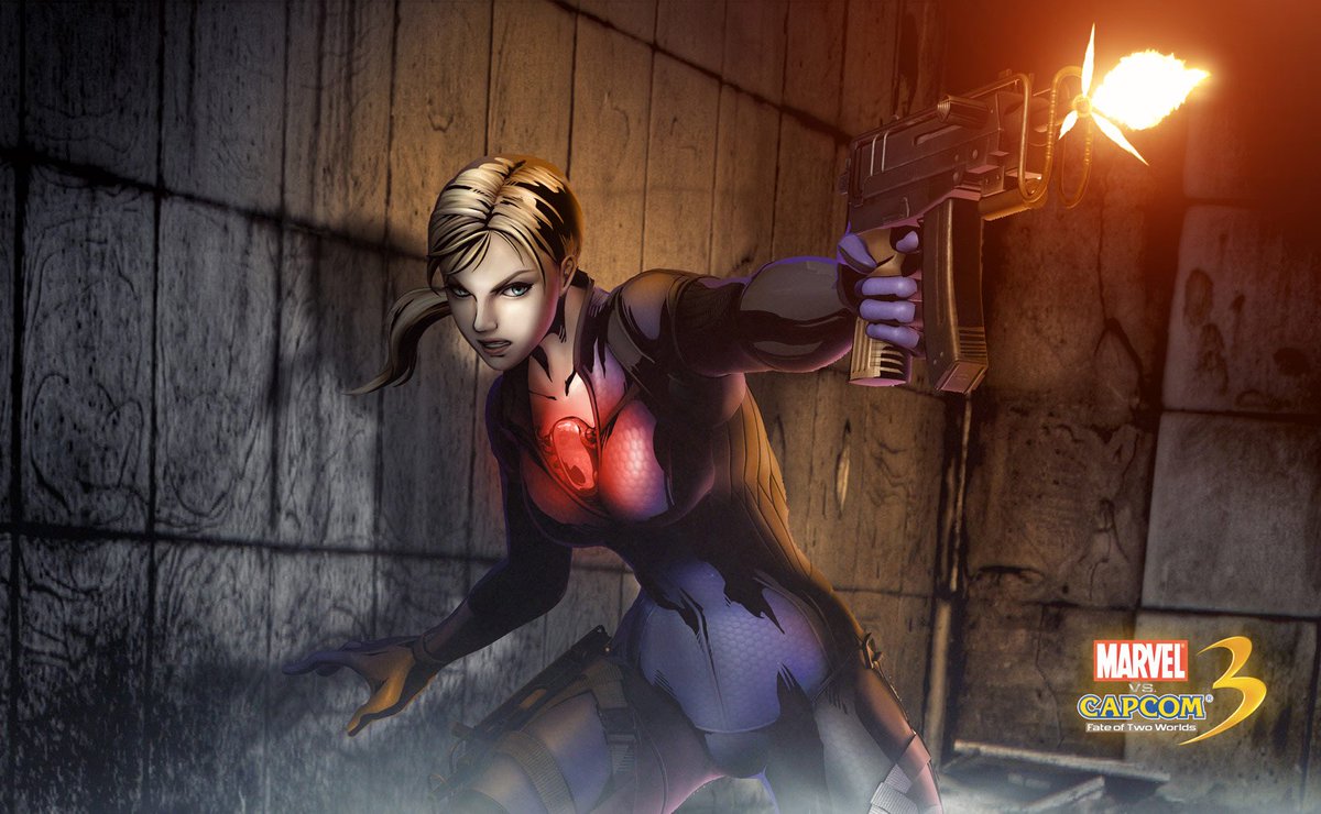 DarkWolfWesker's tweet image. #REBHFun #JillValentine #MarvelVSCapcom3