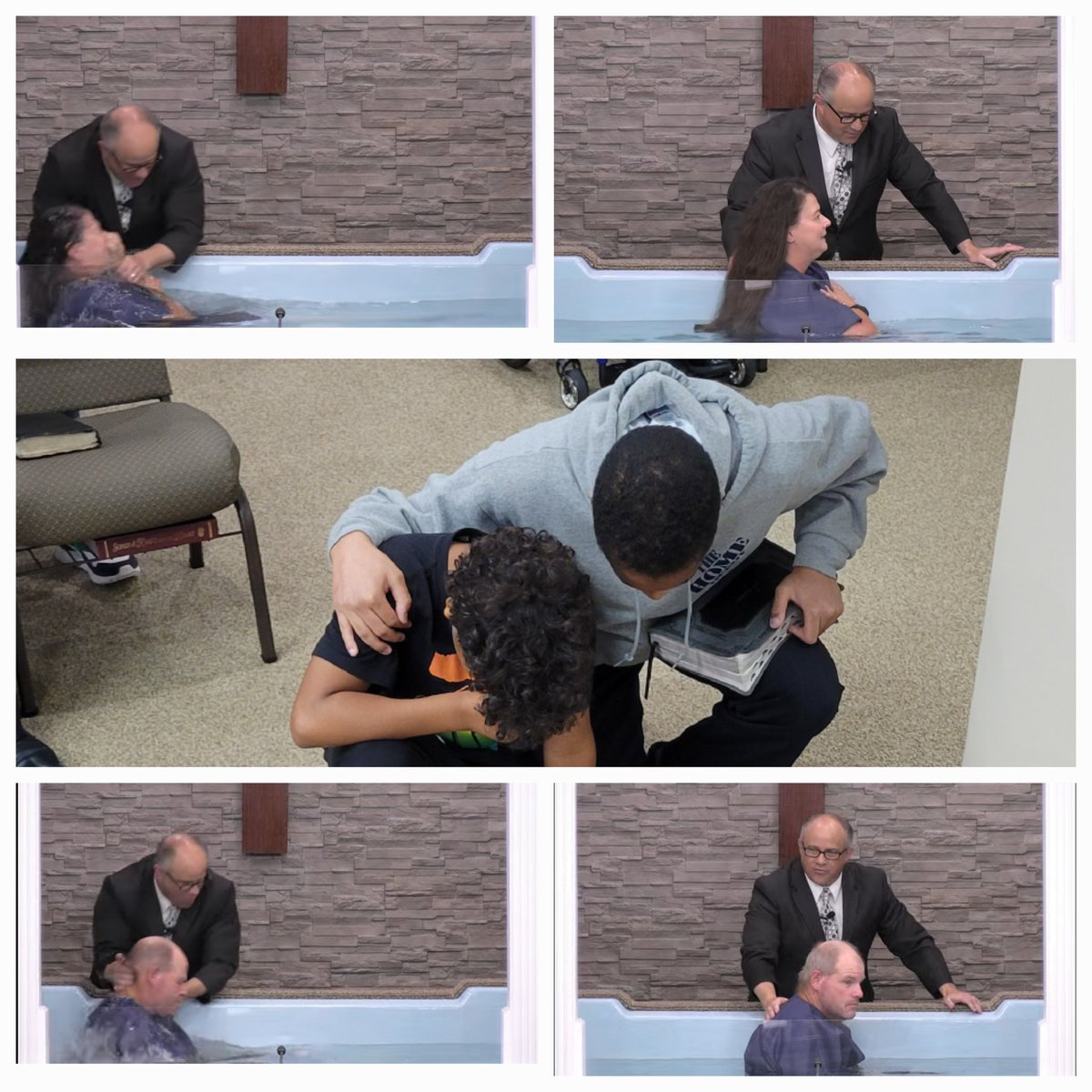 PastorArcand's tweet photo. Excited & proud of Josh, an 8th grader who grew up here @LBC4meMD, for walking a 7th grader down the aisle and leading him to Christ! What a blessing to see young people serving the Lord! I am also thankful for my wife and I each having a convert baptized today. #Serving2gether https://t.co/rAqqIJOzjE