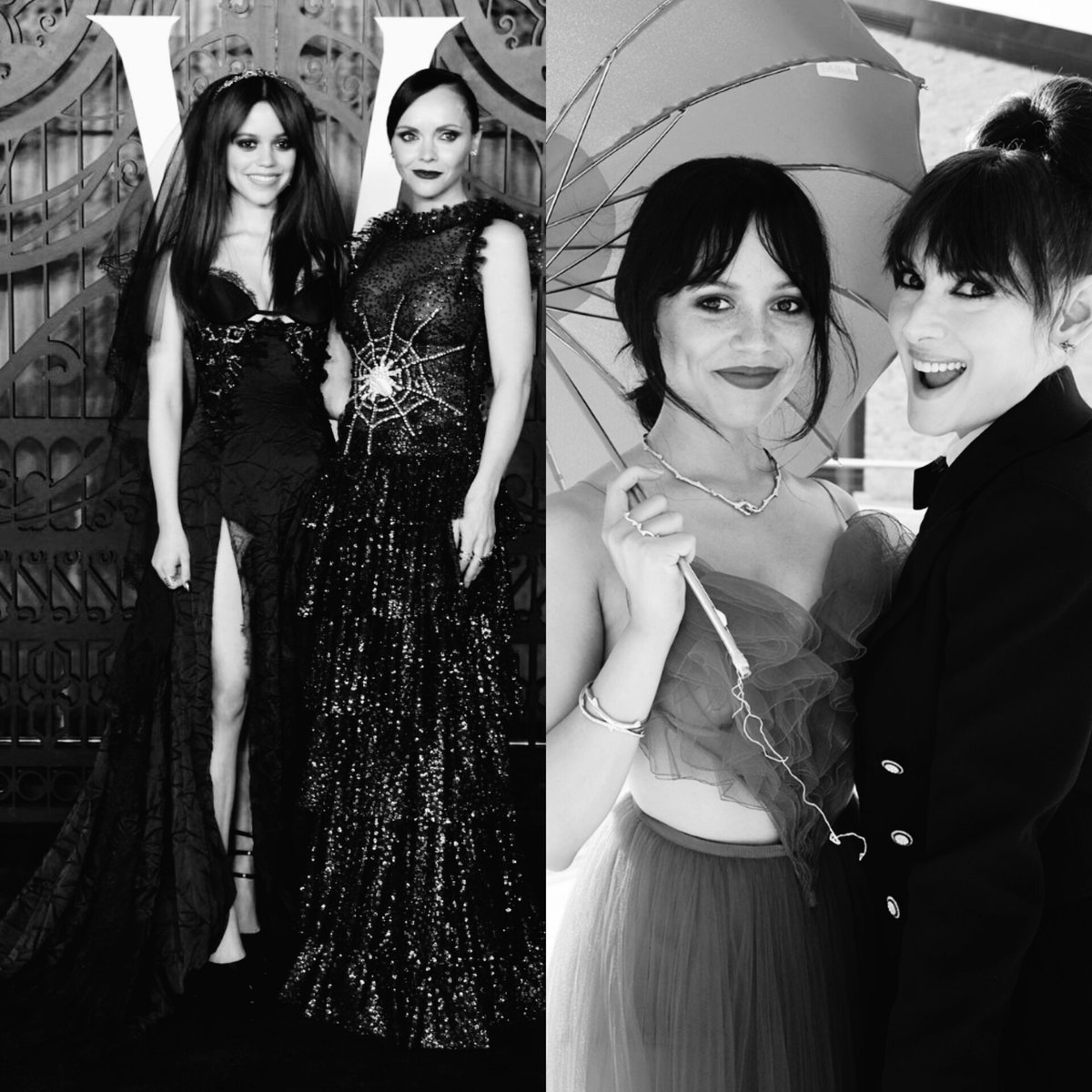 TrapJoeyy's tweet photo. Jenna Ortega has had an incredible two years, working with legends like Winona Ryder and Christina Ricci! Wishing her all the best in her career. Remember to keep that crown steady, Jenna! 👑✨ #JennaOrtega #PrettyGoth https://t.co/UJSZ0poKTM