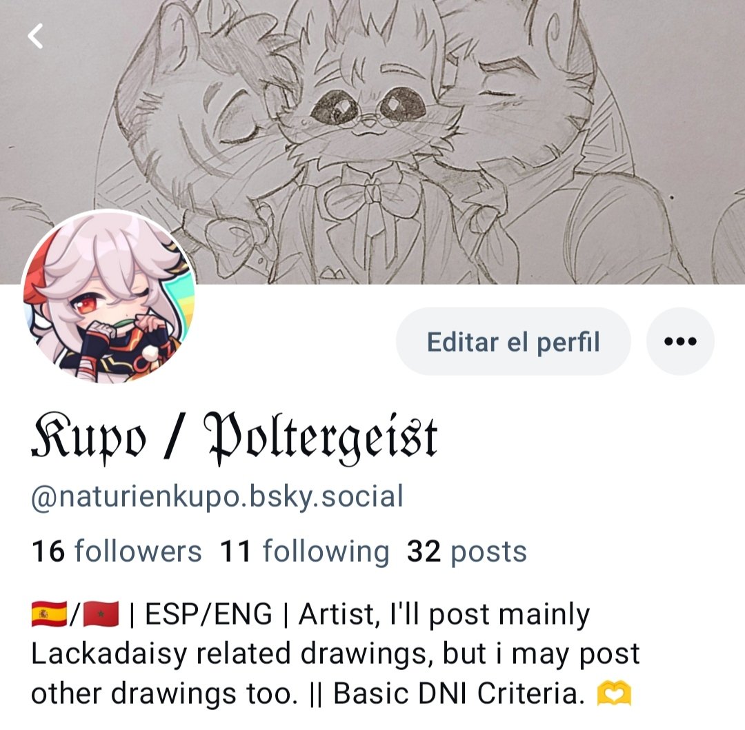 AnxietyEnnui's tweet photo. • New pinned 📍

Since I've seen lots of people are using Bluesky, i made an account too! Also i share my other social media in case anyone wants to contact me for something! 

Also, if you want to see more of my drawings that aren't specifically from Lackadaisy follow my alt! https://t.co/7tUbxnf5wy