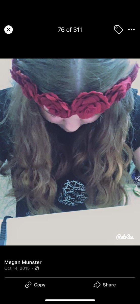 megmerizer's tweet photo. #clancyvegas I may have been 22 last night, but 12 year old flower crown me was the one who was dancing around the floor all night https://t.co/7kv95ETTZi