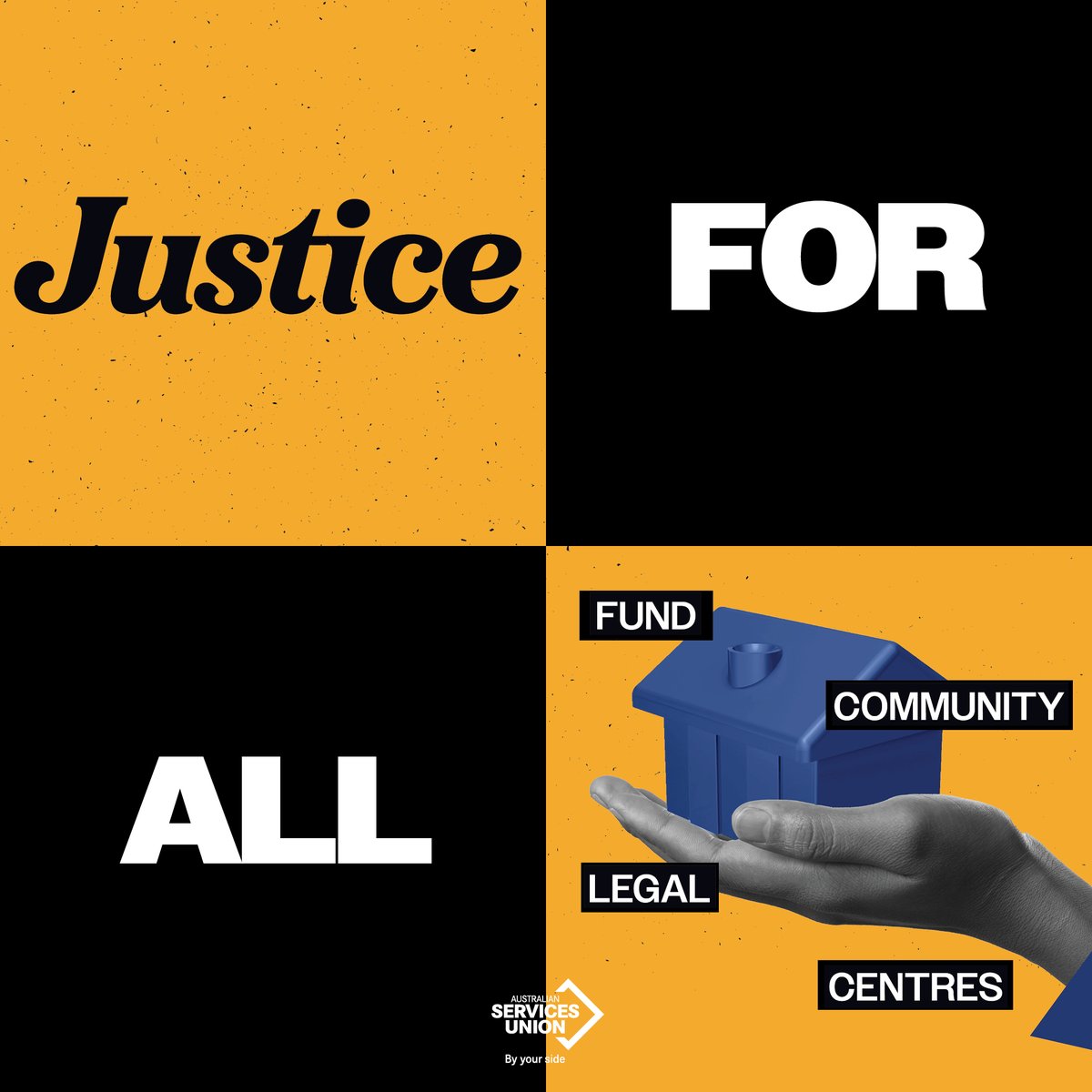 Community Legal Centres are in crisis. Over 350,000 people are turned away each year. Join ASU members in demanding action. Sign the petition now! bit.ly/3yWg6oQ 

#JusticeForAll #FundCLCs