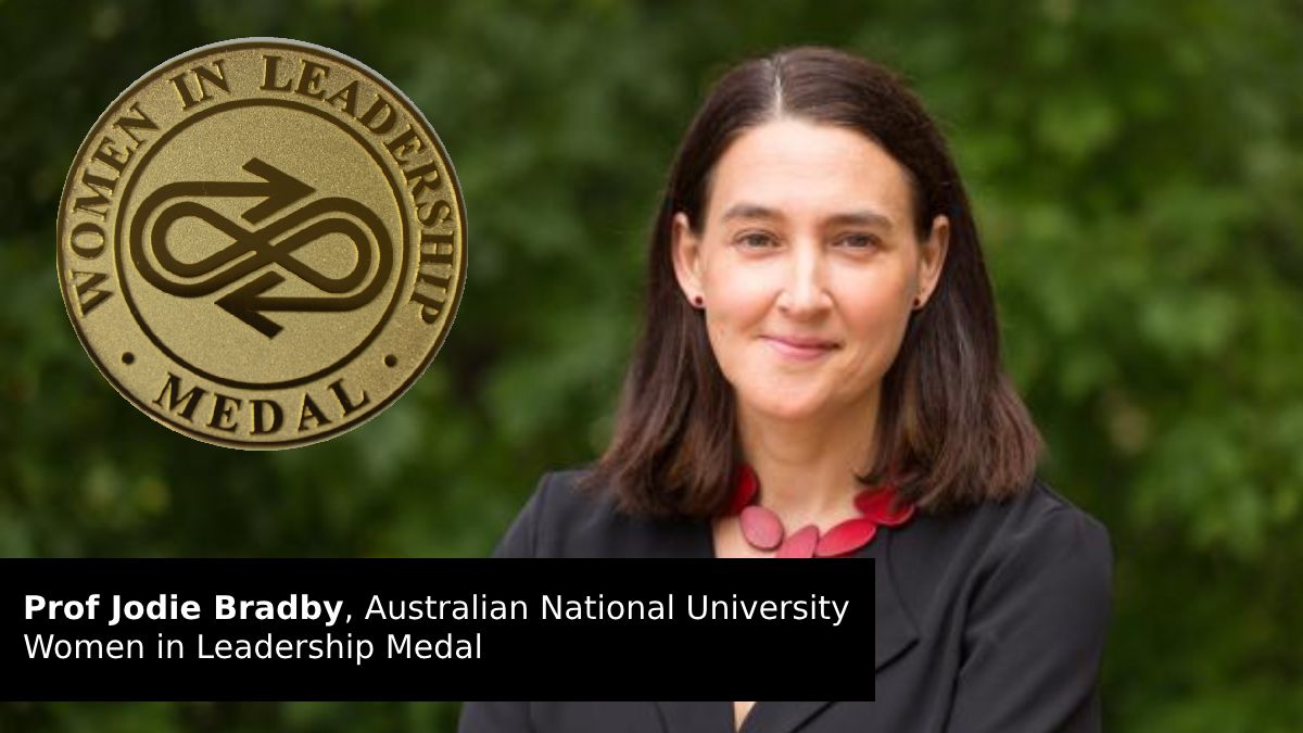 A voice to Canberra:
Prof <a href="/JodieBradby/">Prof Jodie Bradby</a> <a href="/ourANU/">ourANU</a> awarded the Women in Leadership Medal, recognising her “leadership at the AIP including strategic advocacy and community building at the national level and for her long-standing work in gender equity.”
aip.org.au/News/13401461