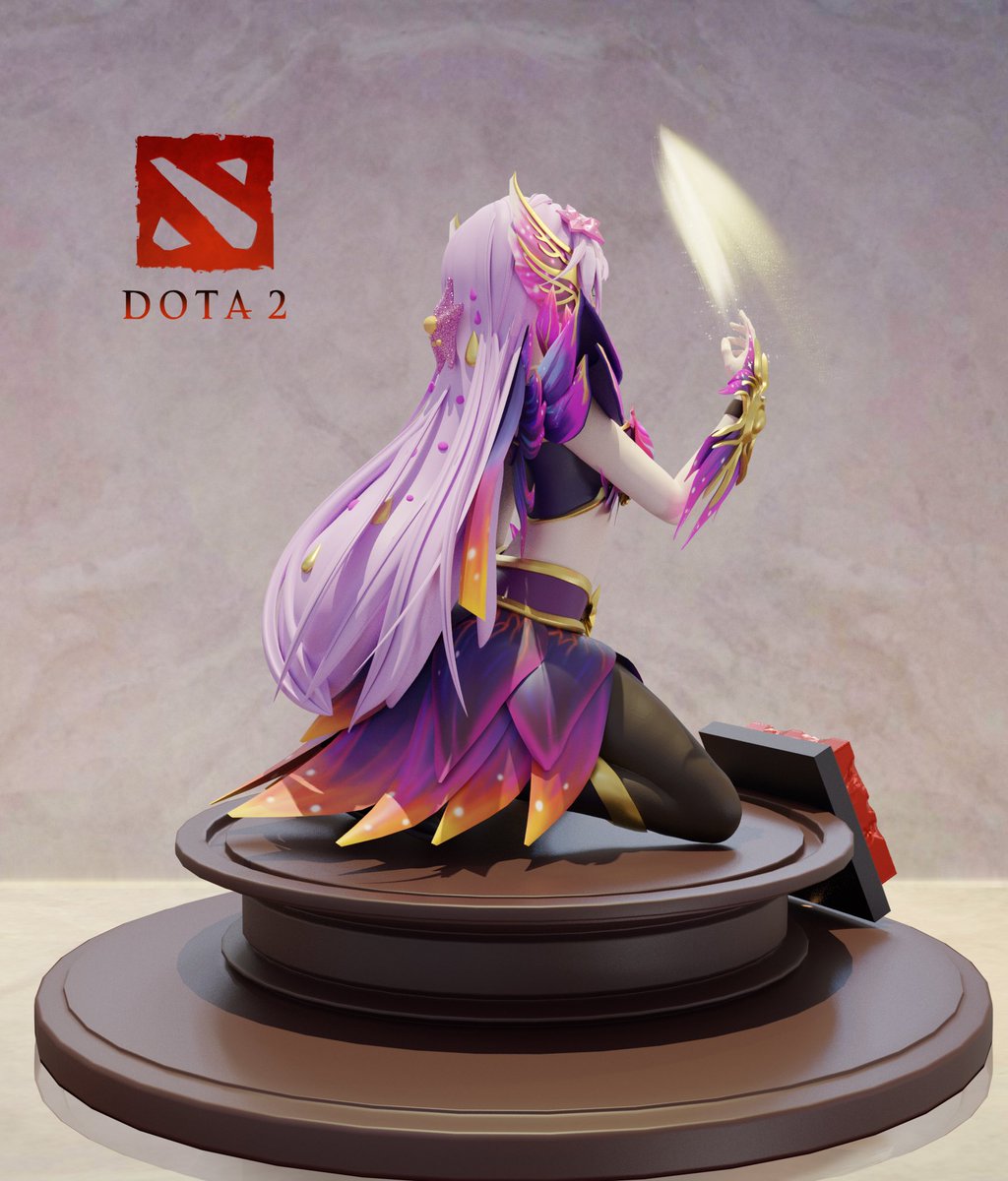 Dota2-Templar Assassin When 2D becomes 3D