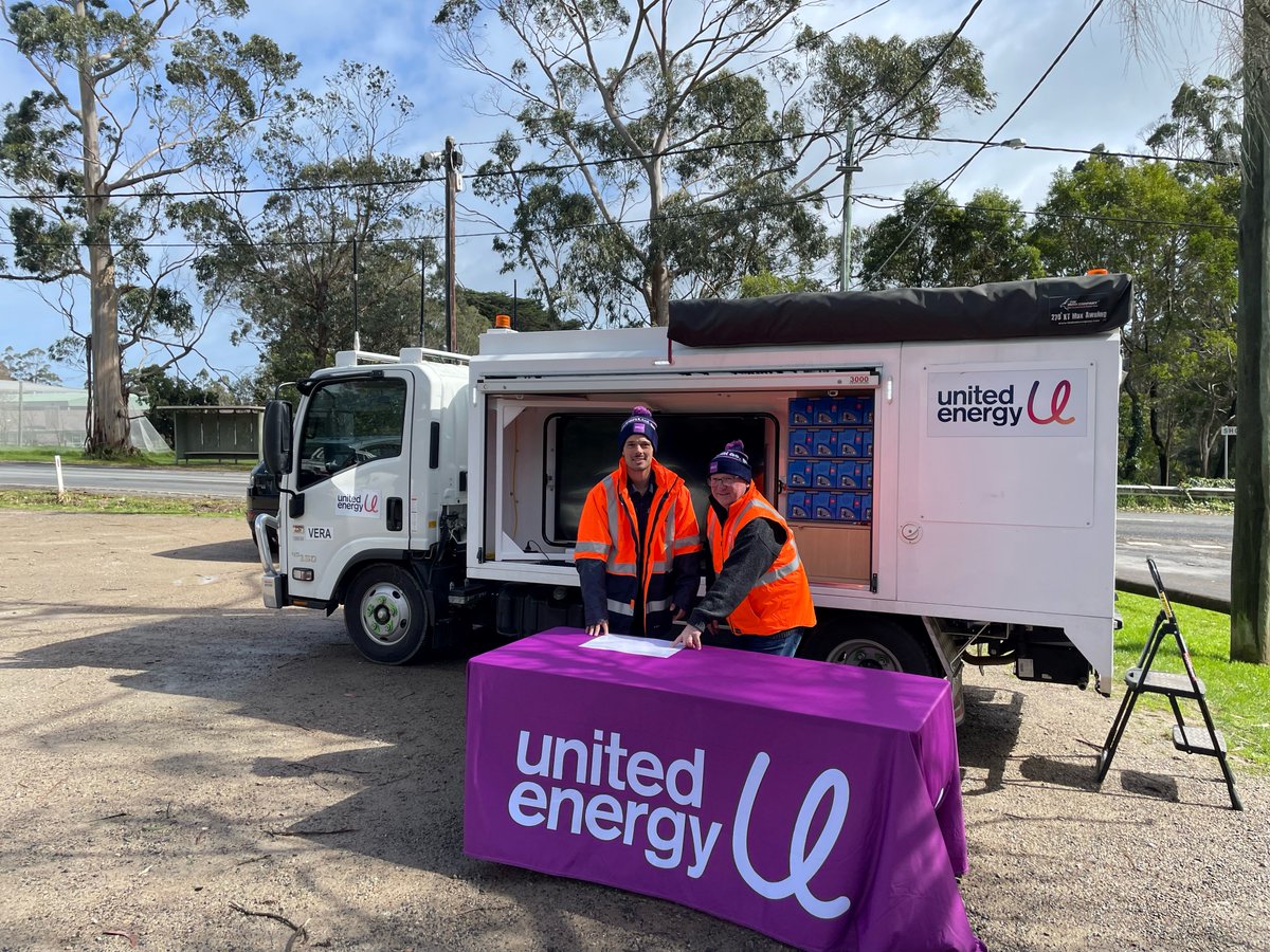 United Energy (@unitedenergyau) on Twitter photo Attention Mornington Peninsula! Our Vehicle for Engagement Response and Assistance) is set at Red Hill Village (141 Shoreham Rd, Red Hill South). Come down for a hot drink, charge your devices, use the free WiFi and talk with Rob and Will about your power outage. <a href="/MornPenShire/">Mornington Peninsula</a> Attention Mornington Peninsula! Our Vehicle for Engagement Response and Assistance) is set at Red Hill Village (141 Shoreham Rd, Red Hill South). Come down for a hot drink, charge your devices, use the free WiFi and talk with Rob and Will about your power outage. <a href="/MornPenShire/">Mornington Peninsula</a>