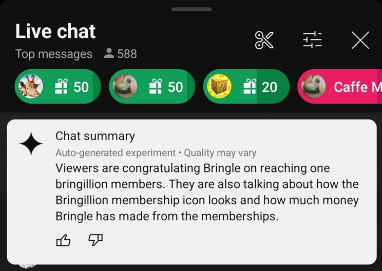 thanks for 1 bringillion yt members 🥳