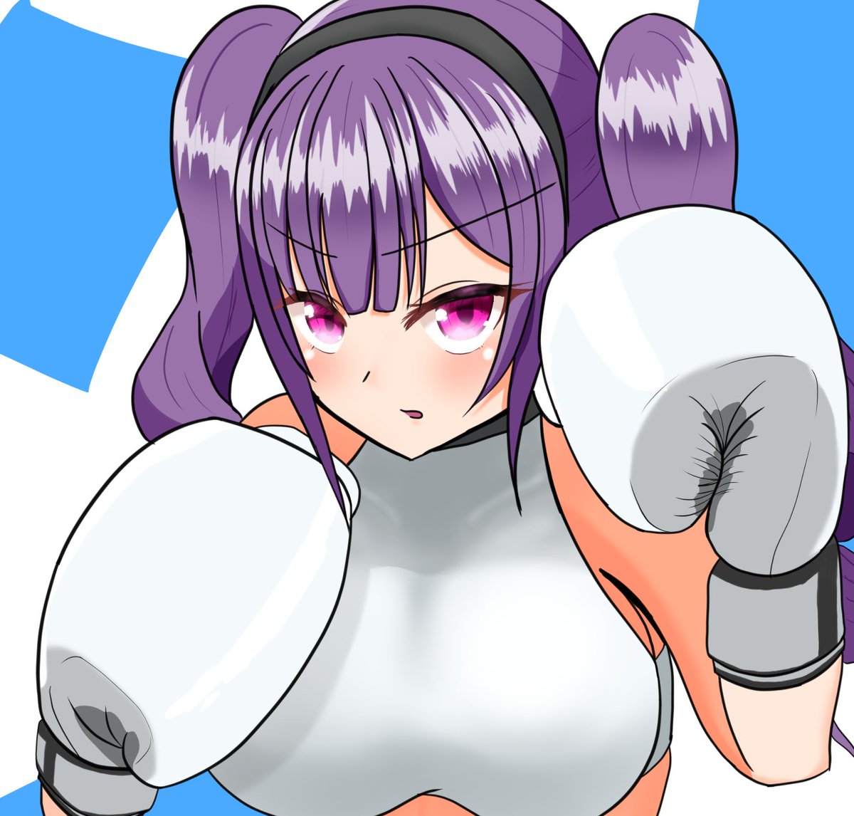 可愛い女の子の顔のすぐ隣にはボクシンググローブ……
このギャップがたまらないのよ…!!
画像はEin_ロンさんのちの柳 深月ちゃんです
ヾ(*´˘`*)