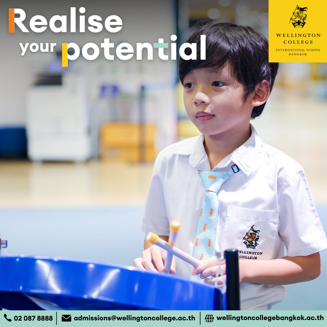 At Wellington College Bangkok we ensure that every child realises their full potential. Whatever their age, whatever their dreams, whatever their passion. We welcome children from 2-18 in search of an outstanding British education in Bangkok. Admissions@wellingtoncollege.ac.th