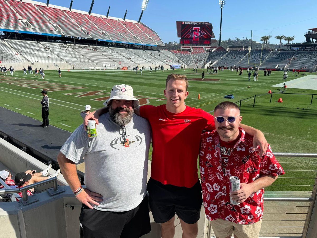 The level of badassness in this photo cannot be measured with today’s technology. In San Diego, that’s Coach Donnell, Jake Moretti, and Brandon Micale.