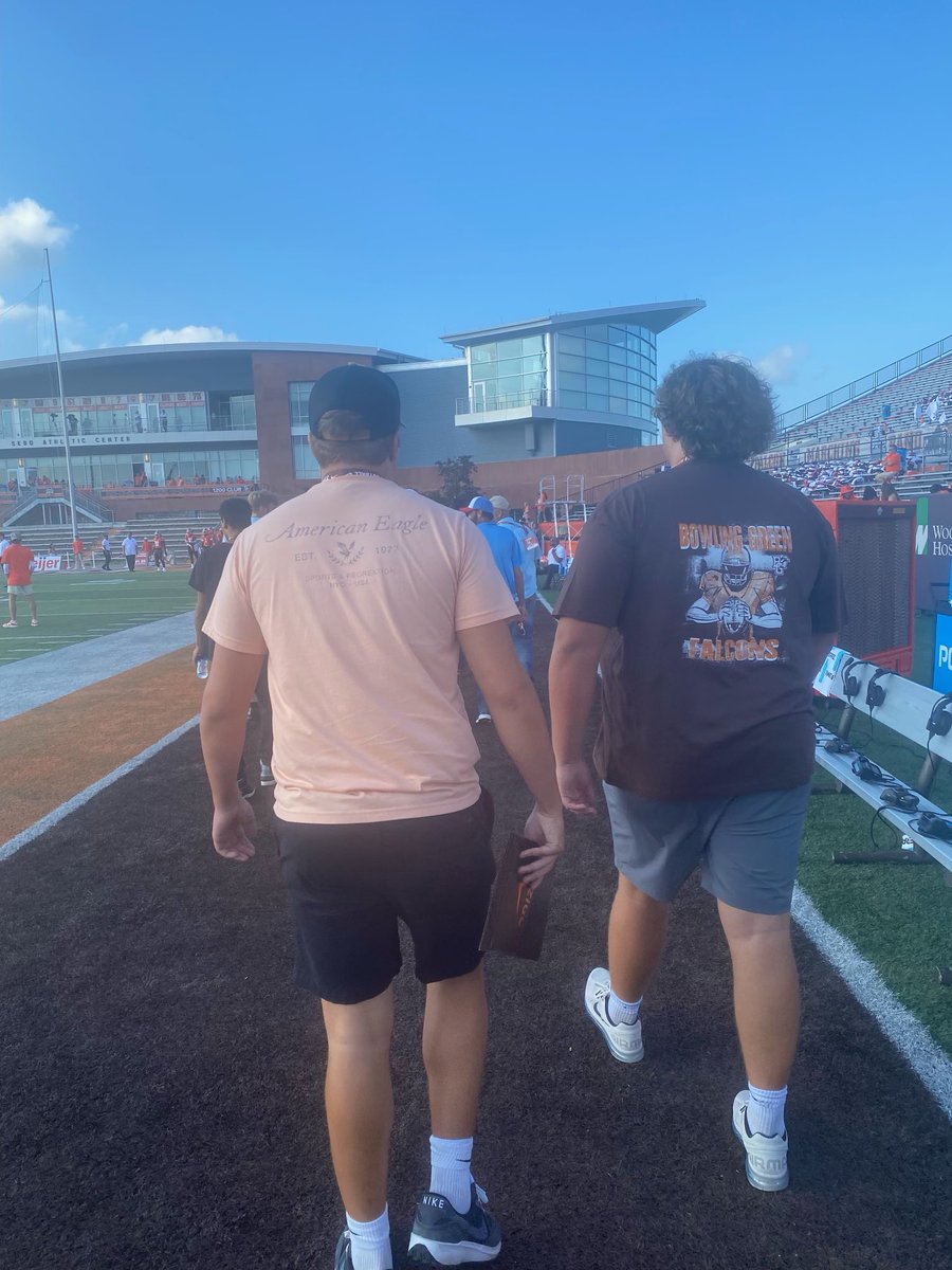 Thanks to <a href="/BG_Football/">BGSU Football</a> for the great visit <a href="/CoachLoefflerBG/">Scot Loeffler</a> <a href="/cobrown58/">cornell brown</a>