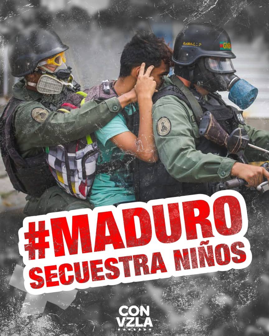 Jorgevergara's tweet photo. En Venezuela, más de 100 menores de edad fueron secuestrados por el régimen en condiciones infrahumanas, aislados de su familia y sufriendo el peor trauma en sus vidas.
#MaduroSecuestraNiños https://t.co/RJyR37dCqf