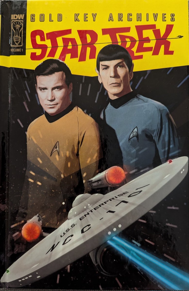 bbailey861's tweet image. 🇺🇸 Mailbox
ST: Gold Key Archives Vol 1 &amp;amp; 2
@IDWPublishing hardcover collection showcasing the Gold Key Trek comics that started it all. Sadly, cancelled with Vol 5, before they were done getting all printed.
Vol 1: Gold Key Issues 1-6
Vol 2: Gold Key Issues 7-12
#StarTrekComics