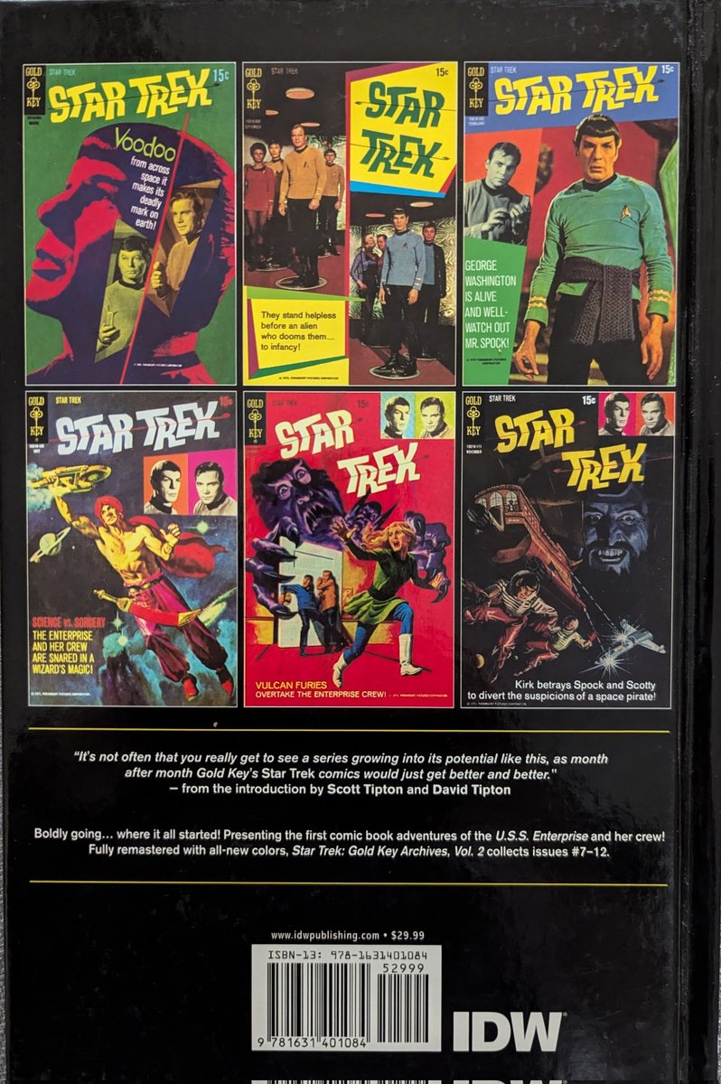 bbailey861's tweet image. 🇺🇸 Mailbox
ST: Gold Key Archives Vol 1 &amp;amp; 2
@IDWPublishing hardcover collection showcasing the Gold Key Trek comics that started it all. Sadly, cancelled with Vol 5, before they were done getting all printed.
Vol 1: Gold Key Issues 1-6
Vol 2: Gold Key Issues 7-12
#StarTrekComics