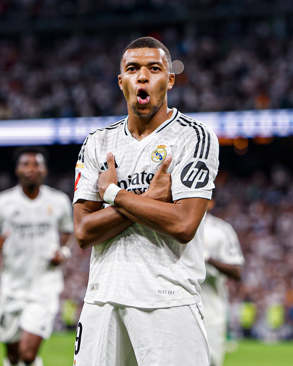 realmadrid's tweet image. MAGNIFIQUE, @KMbappe.