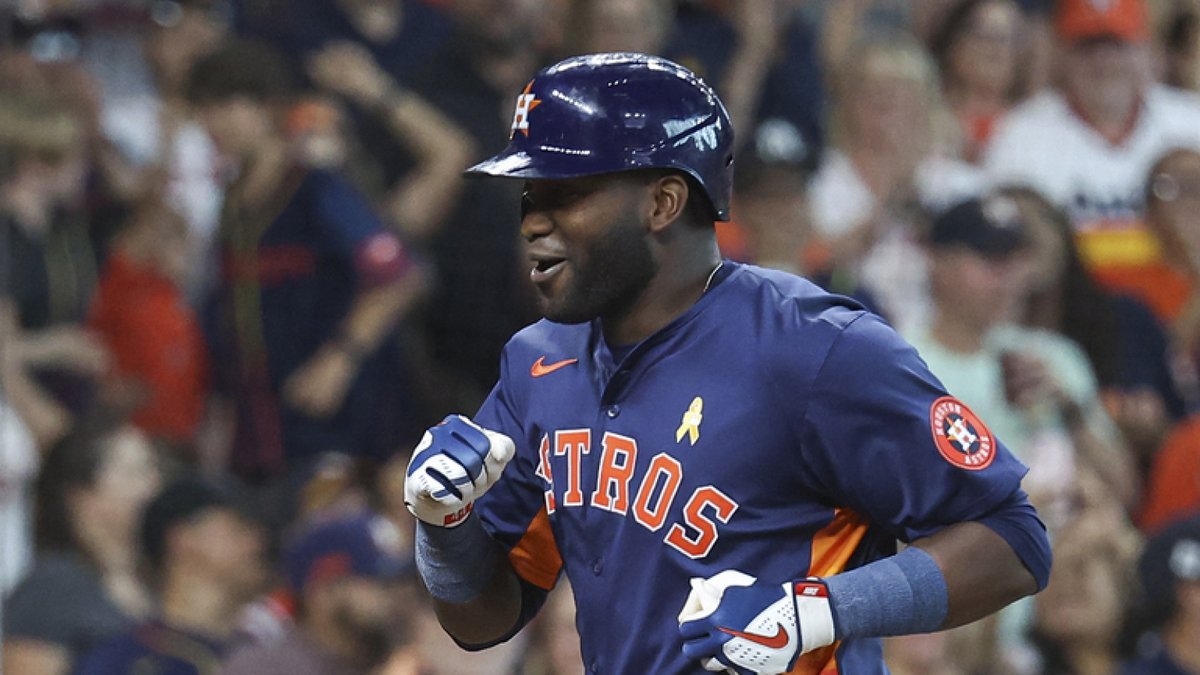 sprtsunfiltered's tweet photo. Watch: Astros slugger Yordan Alvarez has sixth multi-homer game https://t.co/s1iyydqaiE https://t.co/ulO87fkl9z