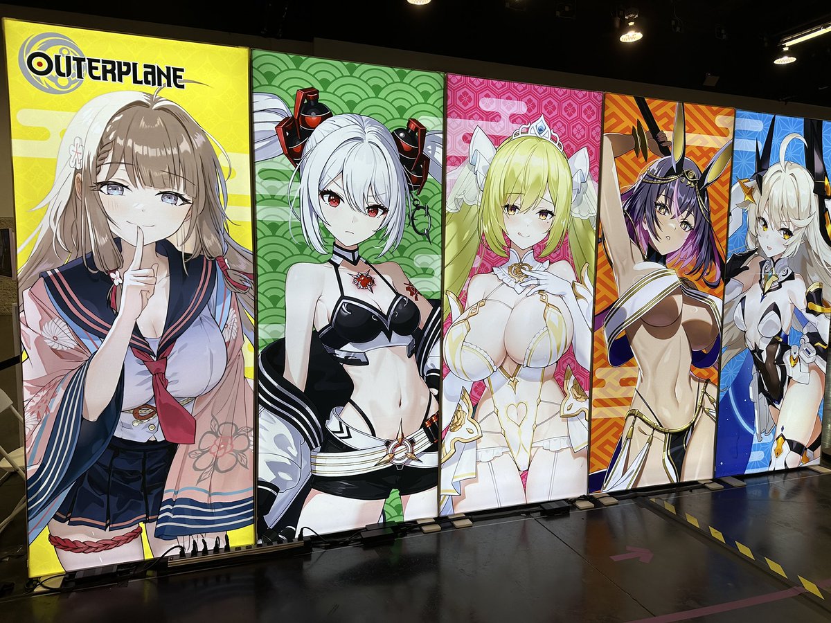 Outerplane booth at Anime Impulse. #OUTERPLANE giveaway! gleam.io/2Zau7/outerpla… #OUTERImpulse