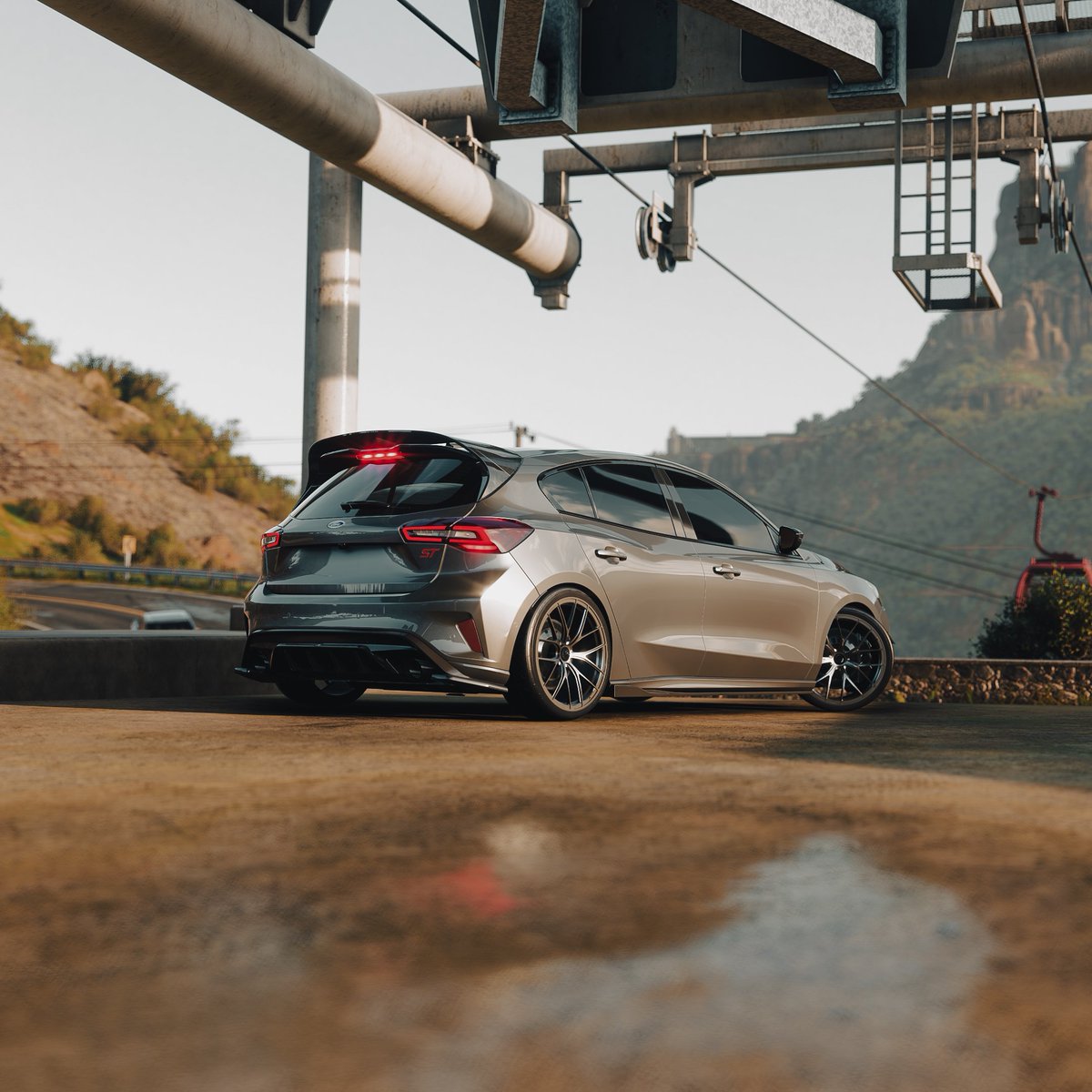 KNZauto's tweet photo. Ford Focus ST. 
@ForzaHorizon 
Xbox Series X

Edited in Lightroom Mobile. 
#ForzaShare 
#ForzaHorizon5 
#Ford 
#FocusST 
#VirtualPhotography 
#societyofvirtualphotographers 
#VPUnity 
#TeamVP 
#CarPhotography https://t.co/3JOKfjtshP