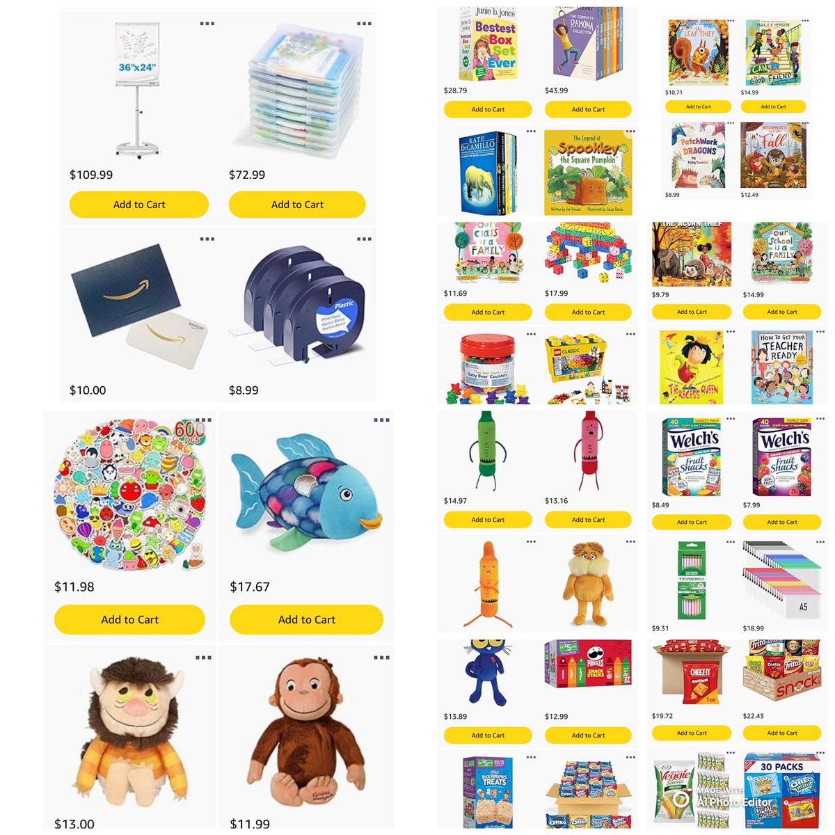 MrsKMNTeacher's tweet image. Students return on Tuesday, &amp;amp; I still need items for my classroom. 

If anyone is willing to buy a snack, book, or plushie, or whatever, I’d totally be appreciative! 

#ClearTheLists2024 

amazon.com/hz/wishlist/ls…