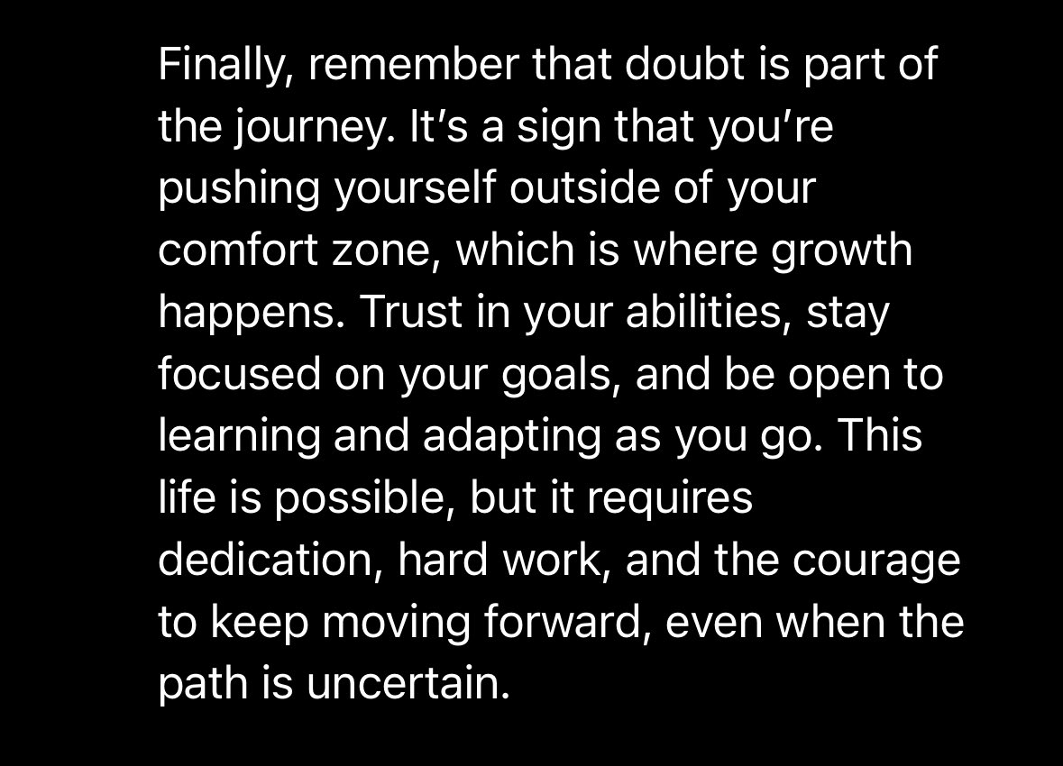 Keep pushing.
