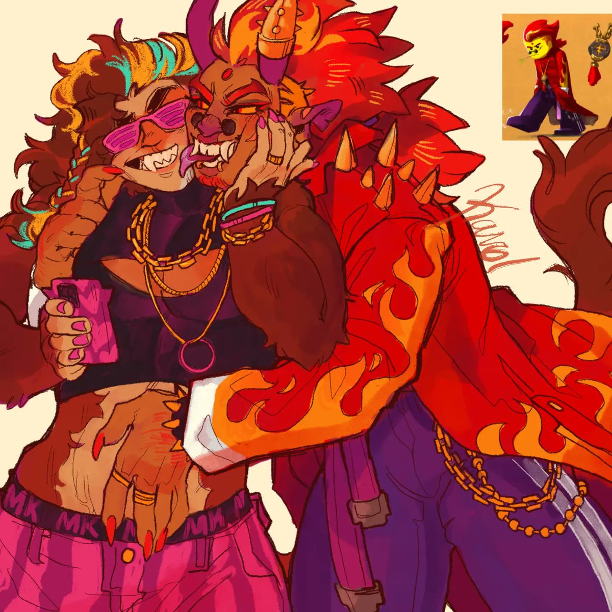 Messy Mixtape I did a while ago hehe (More doodles on Insta)
#lmk #LMKfanart