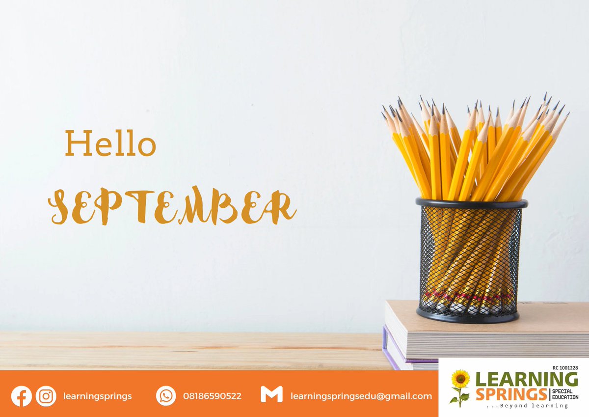 iheanachoijeom2's tweet image. September is here

Wishing you a month filled with fruitful endeavours

#Learningsprings #Beyondlearning #Inclusion #Inclusionmatters #Specialneeds #Rehabilitation #Education #School #Community #Counseling #Healthcare #Therapy #Back2School #September