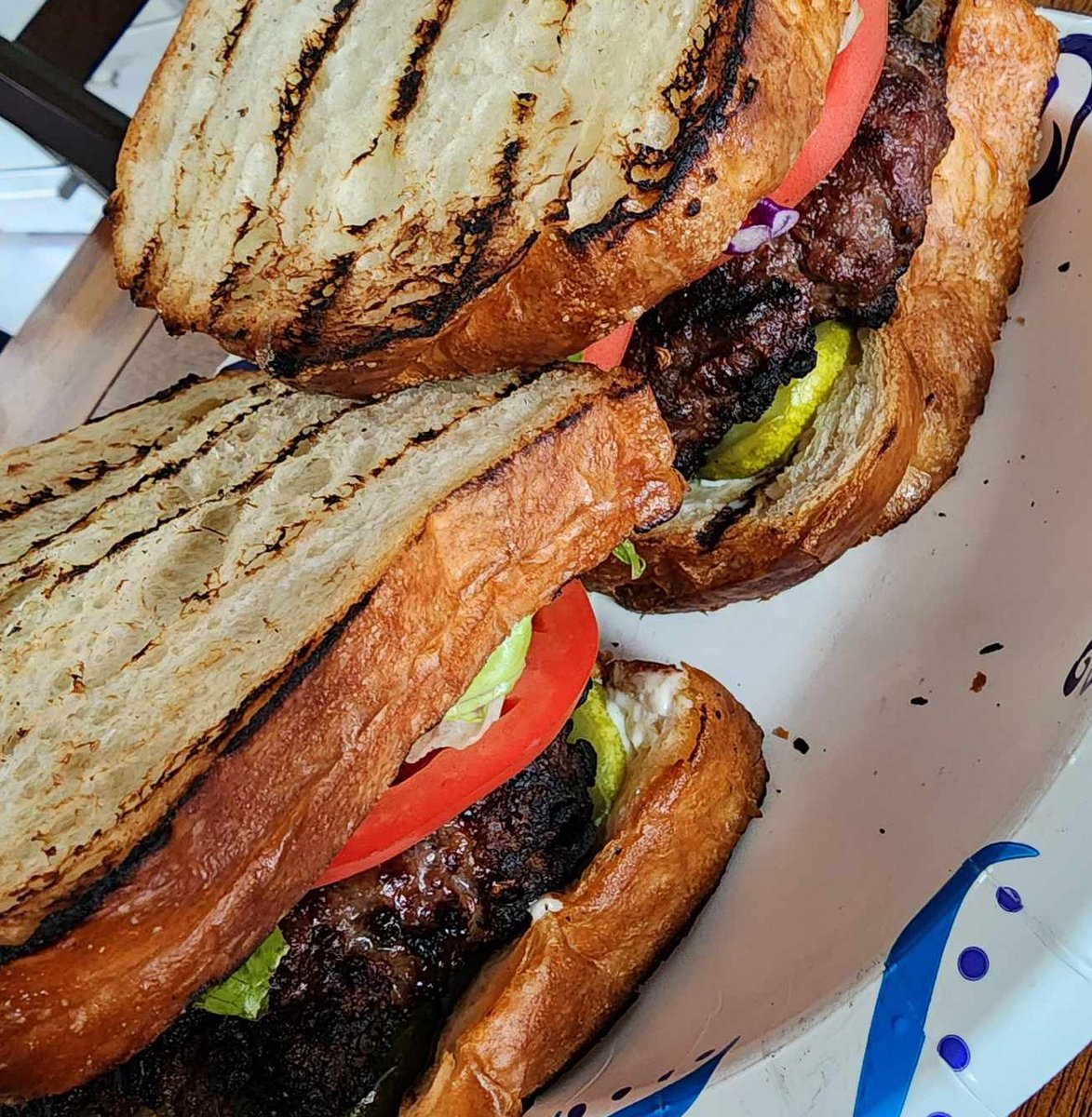 DanClarkRealtor's tweet photo. My little brother came by for late lunch and I cooked burgers on the grill. What are you cooking on the grill today or tomorrow? #LaborDayWeekend #Grill #Burgers https://t.co/9COgUlfp7x