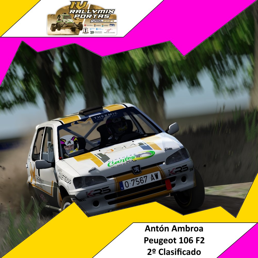 El pasado fin de semana terminábamos los eventos gallegos del parón de verano con el Rallymix de Portas, en Pontevedra.
Otra prueba a bordo de nuestro Peugeot 106, en la que disfrutábamos como niños en un evento muy, muy divertido.