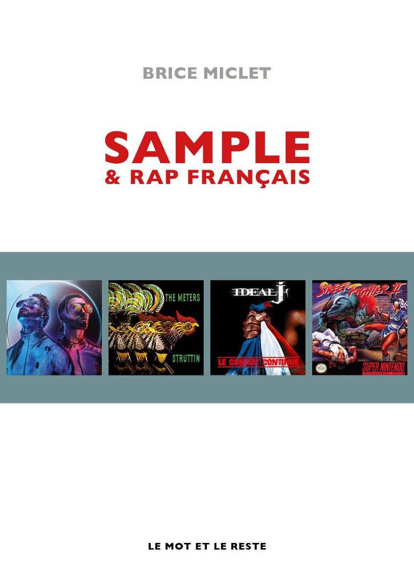 "SAMPLE &amp; RAP FRANÇAIS"

Mon nouveau livre sort le 22 novembre 2024.

Avec les participations de :
Dee Nasty
Just Music Beats
Kyo Itachi
Logilo
Lord Funk
Mani Deïz
Melopheelo
Mezzo Millo
Pierre Lautier
Pone
Rocé
Tefa
et Zoxea.

Dispo partout🙏

cc <a href="/LeMotetleReste/">Le Mot et le Reste</a>