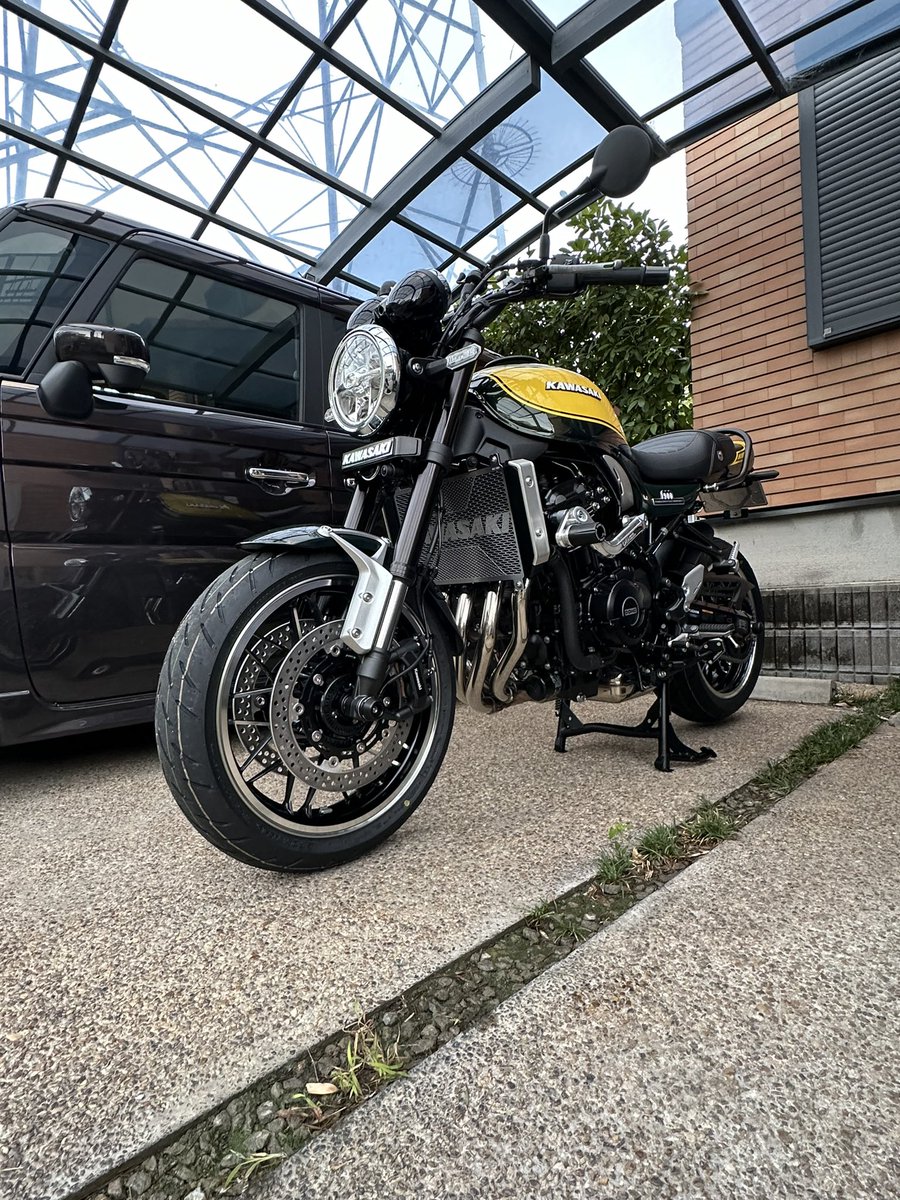 transport3333's tweet photo. #愛車が来て1番最初に撮った写真
#KAWASAKI
#Z900RS
#YELLOWBALL https://t.co/ENDlkhS8CS
