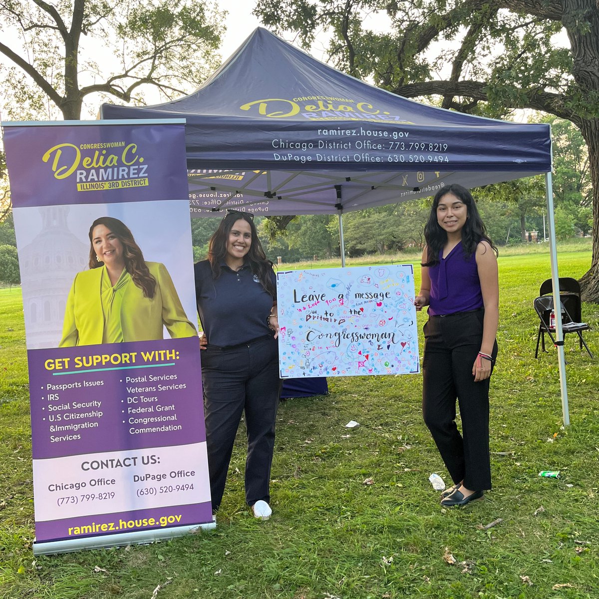 repdeliaramirez's tweet photo. #TeamRamirez stopped by the @IrvPkFoodPantry & WeGo Together for Kids events to share information on the services my office can provide to support the families of our communities!
If you need help with a federal agency, please reach out or visit https://t.co/sOfZZDEeHf. https://t.co/p2fuuKdxwh