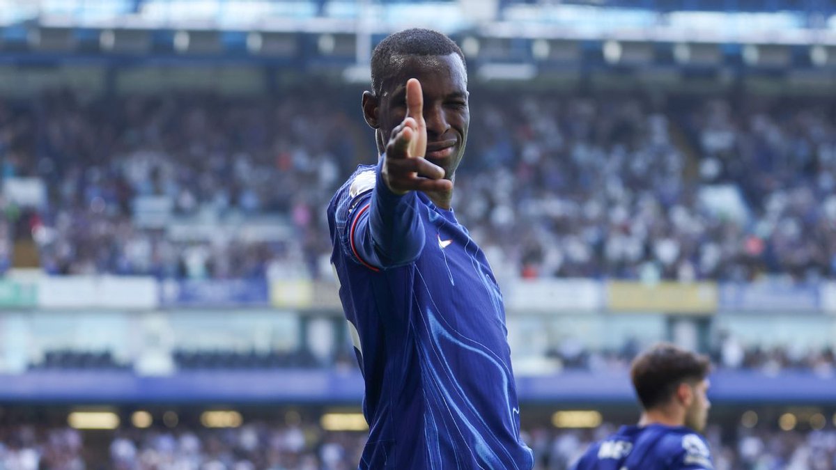 Bahdal's tweet photo. Chelsea's Nicolas Jackson strikes Turkish shooter's viral pose after goal https://t.co/ZXccM2r3Oj https://t.co/c8t2zCuMld
