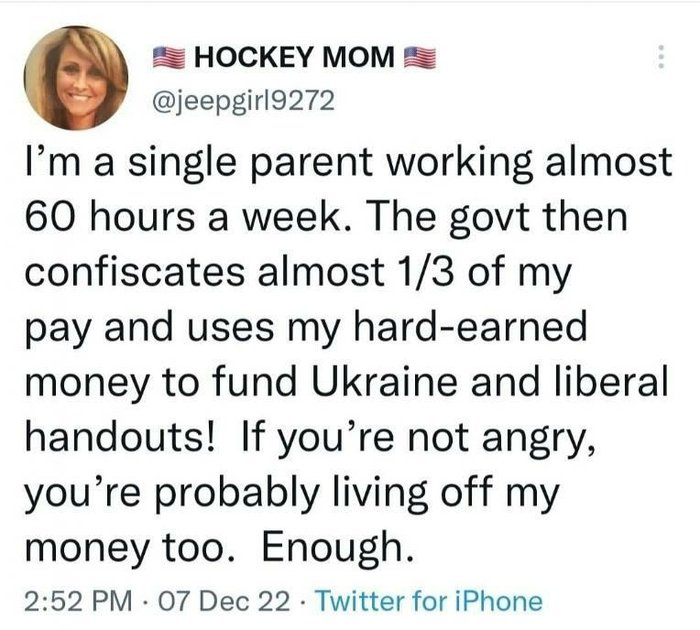 Everyone should be angry.