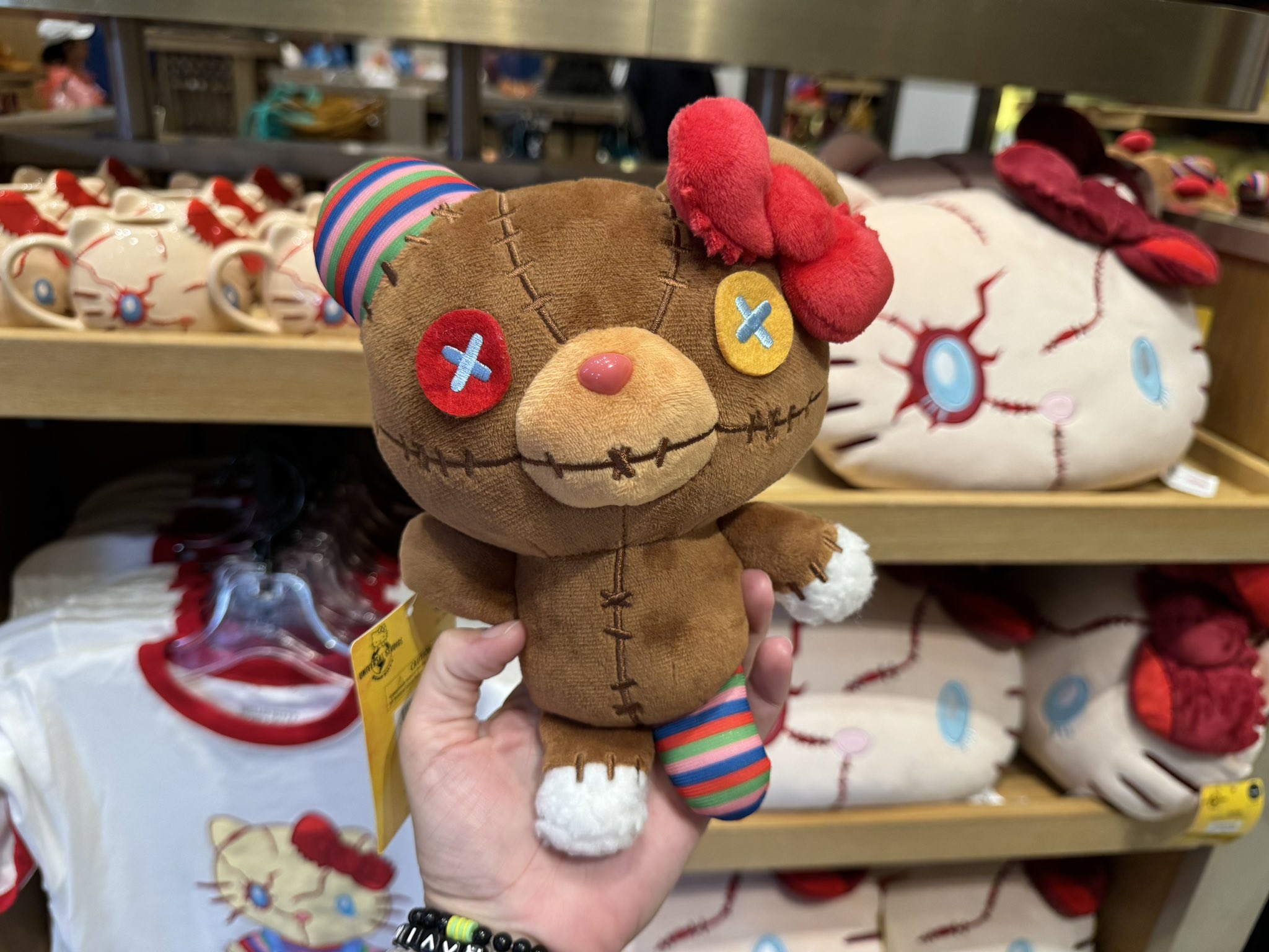 Adventuring with Annie on X New Hello Kitty Chucky teddy bear plush at Universal Orlando https t hRobwSVhWH X