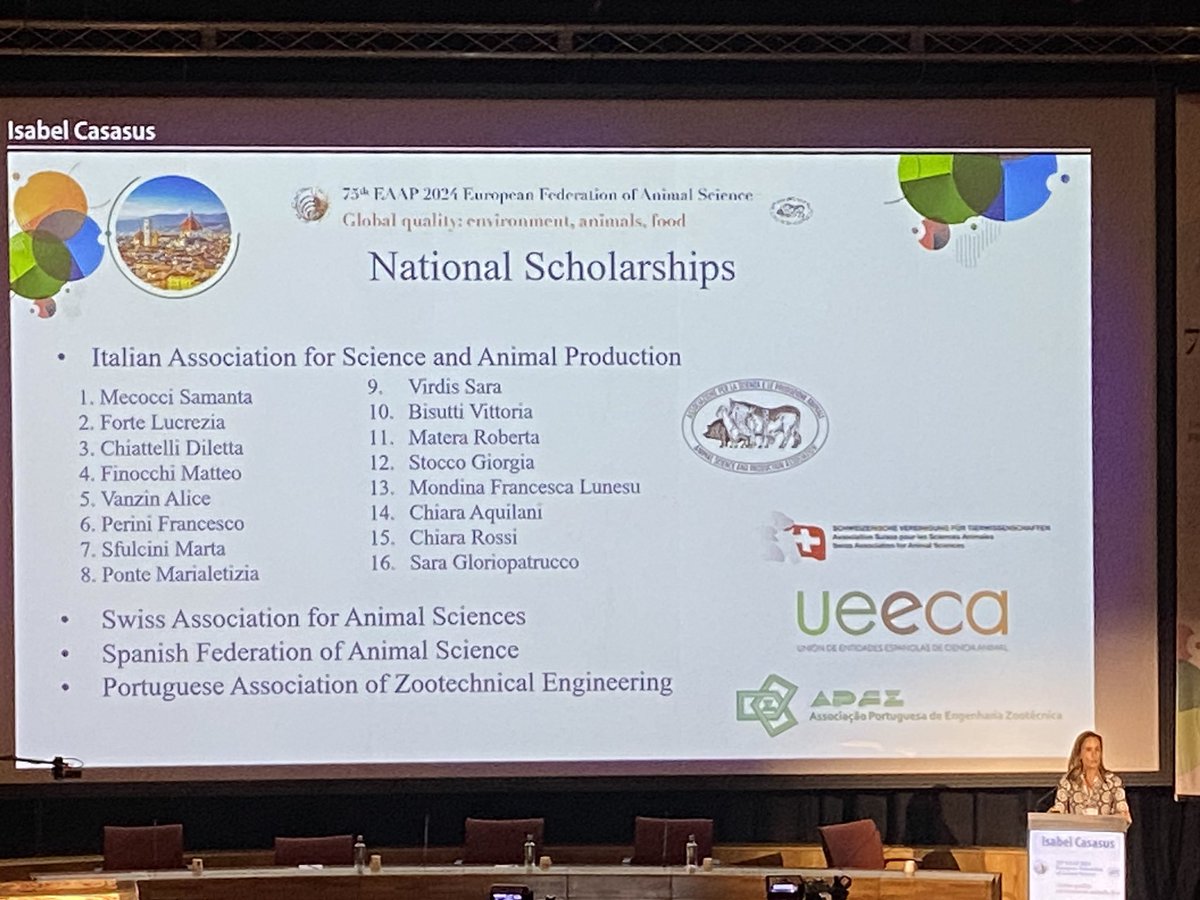 This year <a href="/SaasSvt/">SVT SAAS</a> is once again a sponsor of young Swiss scientist‘ participation in the #EAAP2024 <a href="/EAAPofficial/">EAAPofficial</a>  meeting  in #Florence