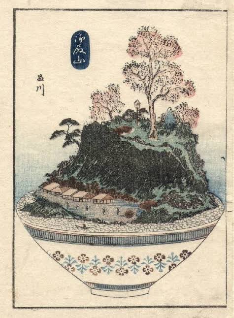 盆栽で景色を描いた「鉢山図絵」というのがありましてHOTEL AO KANAZAWAのフロントの絵は「兼六園鉢山図絵」というわけなのです。 