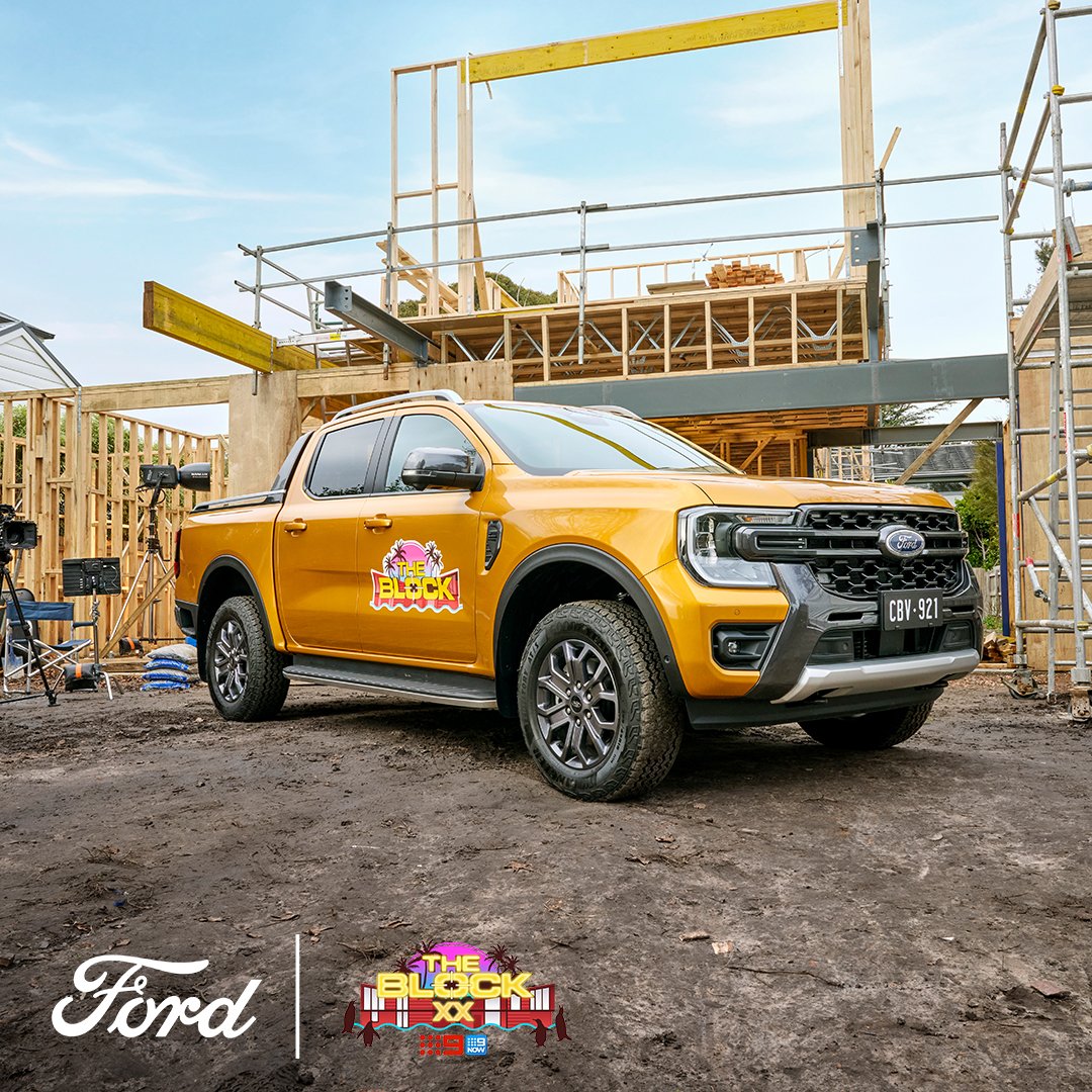 It’s the standout workhorse on The Block!
The Ford Ranger Wildtrak with a versatile Tailgate Workbench, and a Tub Bed that can take a Euro-sized pallet, proves series after series to be the perfect vehicle for the busy teams on The Block.
Call to book a test drive (03) 9767 0600.