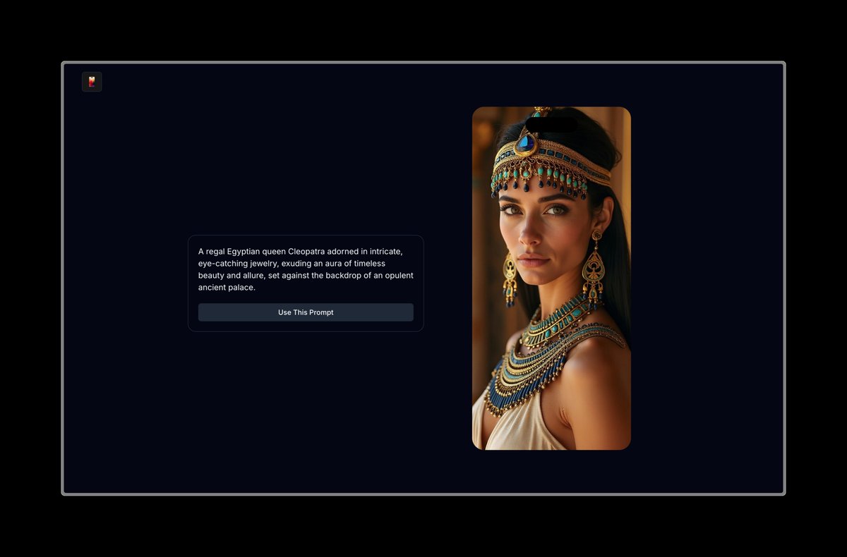 usewallai's tweet photo. 🎨 Cleopatra, The Icon of Ancient Splendor

#WallAI #wallpaper #ai #usewallai https://t.co/v2TI5p0W0R