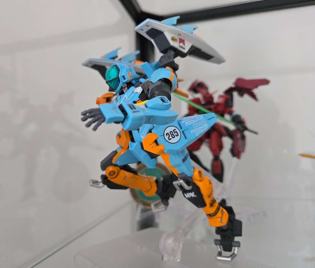 grimoireguy's tweet image. Racing kitbash completed! 

#gunpla #ガンプラ #Gundam