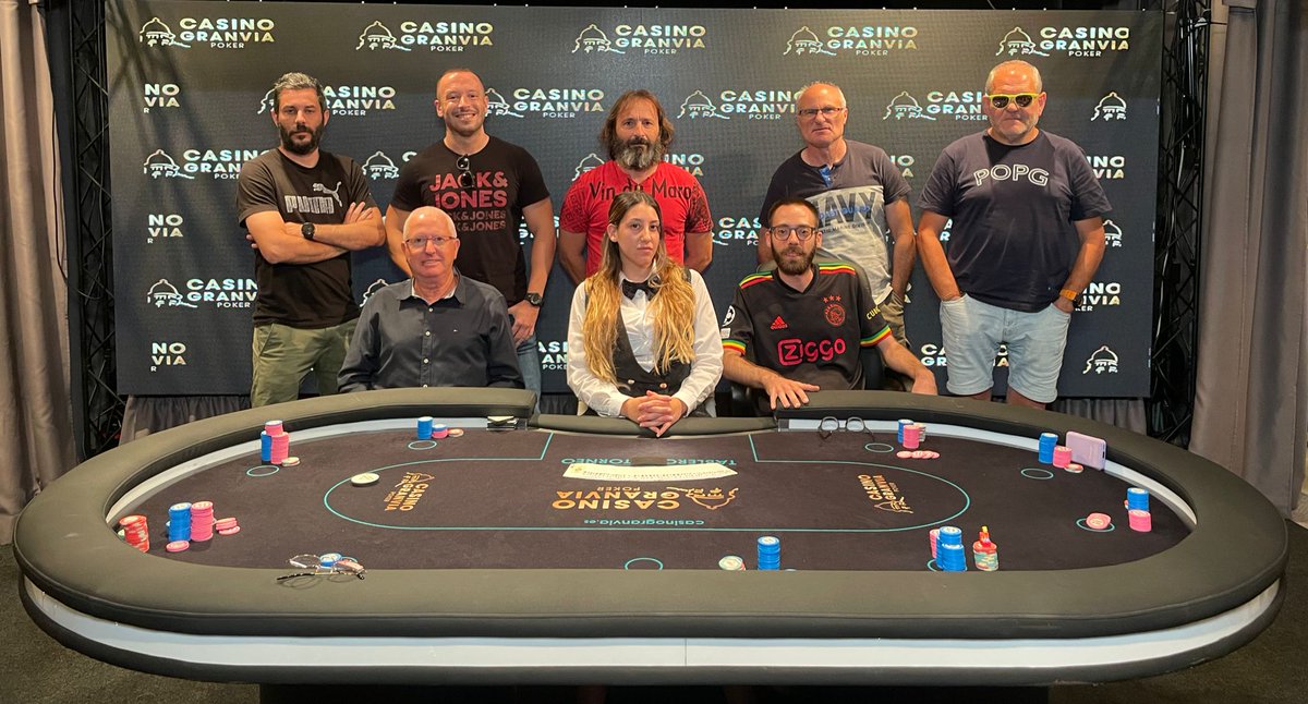 En marcha la mesa final de nuestro torneo de los DOMINGOS 

Estos son sus protagonistas.

¡Suerte a todos!

<a href="/CasinoGranVia/">Casino Gran Vía  ♣♦♥♠</a>