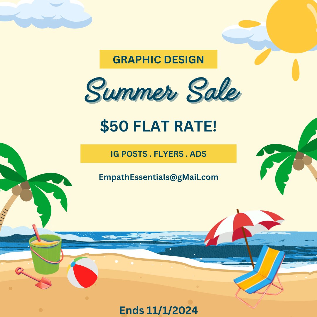 sktrvan2's tweet image. 🎨✨ Need stunning graphics at an unbeatable price? Rachel (she) is offering a $50 flat rate for all design needs! From logos to social media visuals, she’s got you covered. 

📧 Email EmpathEssential@gmail.com to grab this deal!

 #GraphicDesign #DesignDeal #CreativeDesign